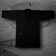 Kimona, stroje i obuwie - kimono do iaido TONBO - HEAVY, czarne (szt.jedwab-poliester) - miniaturka - grafika 1