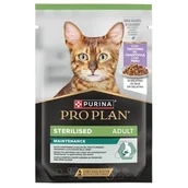 Mokra karma dla kotów - Karma dla kota PURINA Pro Plan Sterilised Maintenance Indyk 85 g - miniaturka - grafika 1