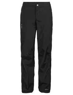 Spodnie przeciwdeszczowe damskie Vaude Yaras Rain Zip III - czarne - Spodnie sportowe damskie - miniaturka - grafika 1