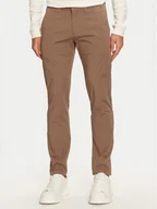 Spodnie męskie - Marc O'Polo Chinosy 428 0189 10230 Beżowy Slim Fit - miniaturka - grafika 1
