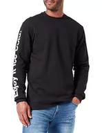 Bluzy męskie - ONLY & SONS Męska bluza ONSCOCACOLA REG Crewneck Sweat FW Sweatshirt, czarna, S - miniaturka - grafika 1