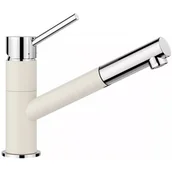 Baterie kuchenne - Bateria stojąca BLANCO Kano-S Silgranit-Look Delikatny biały/Chrom 526953 - miniaturka - grafika 1