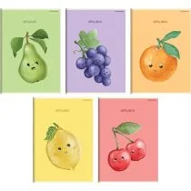 Top-2000 Zeszyt A5/32K kratka Fruits (10szt) TOP2000 - Zeszyty szkolne - miniaturka - grafika 1
