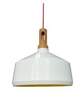 Lampy sufitowe - Candellux Robinson 31-37688 lampa wisząca zwis 1x60W E27 biały / żółty - miniaturka - grafika 1