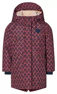 Kurtki i płaszcze dla dziewczynek - Noppies Kids Dziewczęca kurtka dziewczęca Nederweert Allover Print dziecięca kurtka zimowa, Black Iris - P554, 140 cm - miniaturka - grafika 1