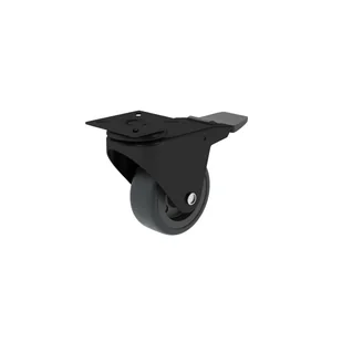 Kółko meblowe z hamulcem 50 mm/40 kg Standers - Zawiasy, okucia i inne akcesoria - miniaturka - grafika 1