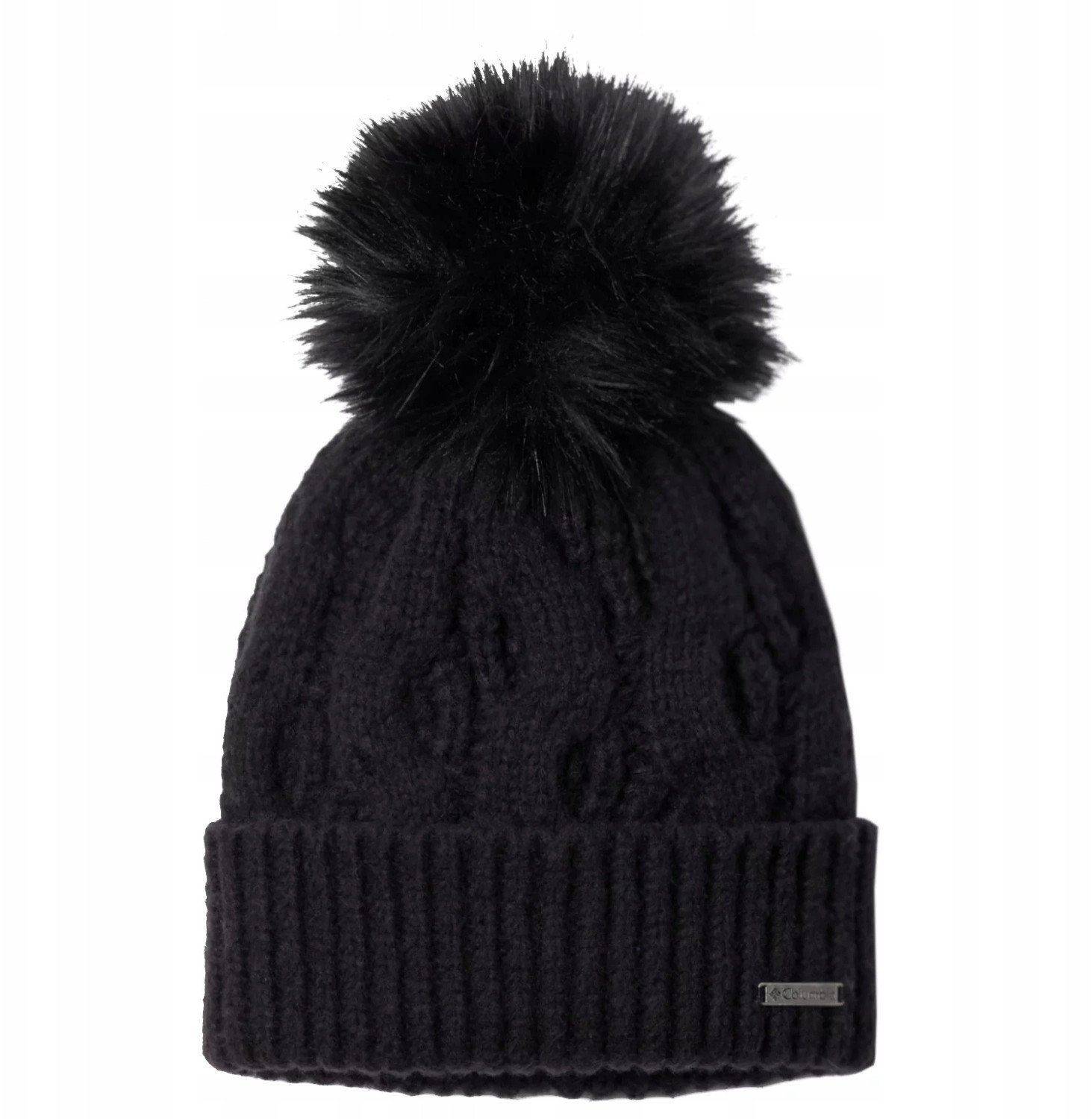 Columbia Boundless Days Cable Knit Pom Beanie 2092641010 Czarne One size
