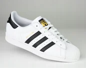Buty sportowe męskie - Buty męskie sportowe Adidas EG4958 Superstar białe skóra 43,5 - miniaturka - grafika 1