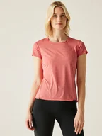 Koszulki sportowe damskie - Regatta Koszulka funkcyjna "Limonite VIII" w kolorze jasnoróżowym - miniaturka - grafika 1