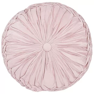 Beliani Beliani Poduszka dekoracyjna z plisami  40 cm różowa UDALA - Poduszki dekoracyjne - miniaturka - grafika 1