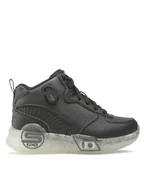 Buty dla chłopców - Skechers Sneakersy S-Lights Remix 400620L/BLK Czarny - miniaturka - grafika 1