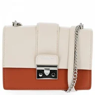 Torebki damskie - Torebka damska listonoszka David Jones Ruda/Beżowa - miniaturka - grafika 1