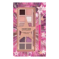 Cienie do powiek - MAKEUP REVOLUTION Cherie Icon Eye Shadow Palette and Brush Set - miniaturka - grafika 1