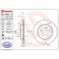 Tarcze hamulcowe - Tarcza hamulcowa BREMBO 09.7823.10 - miniaturka - grafika 1