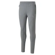 Dresy męskie - Spodnie dresowe męskie Puma EVOSTRIPE szare 84740403-S - miniaturka - grafika 1