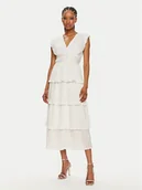 Sukienki - Vila Sukienka koktajlowa Lillian 14089876 Biały Regular Fit - miniaturka - grafika 1