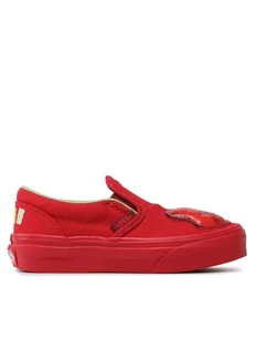Vans Tenisówki Classic Slip-On H VN0009R7RED1 Czerwony - Buty dla chłopców - miniaturka - grafika 1