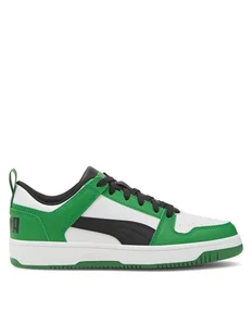 Puma Sneakersy REBOUND LAYUP LO SL JR 370490 24 Zielony - Buty dla chłopców - miniaturka - grafika 1