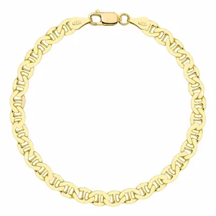 OPRAVA POZŁACANA SREBRNA BRANSOLETKA GUCCI 925 585 - 5,5MM 19cm MASYWNA MĘSKA ZŁOTA - Bransolety męskie - miniaturka - grafika 1