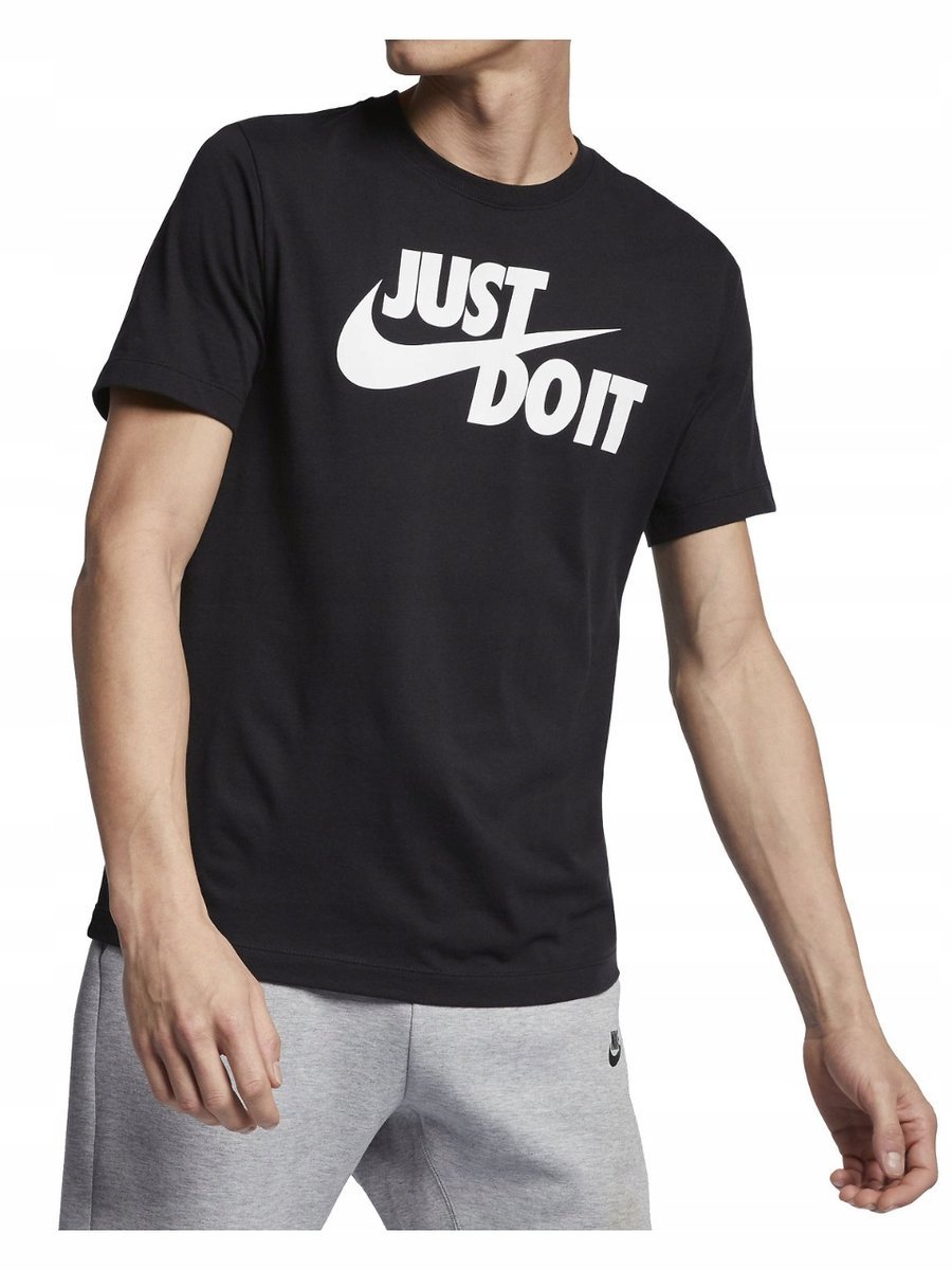 Koszulka Męska Nike Just Do It Swoosh Ar5006-011 Bawełniana T Shirt Xs