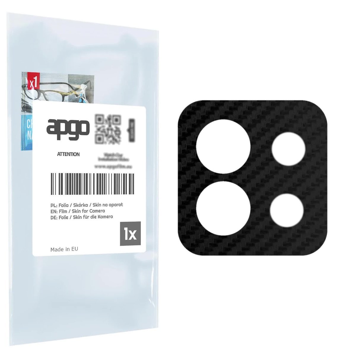 Folia naklejka skórka strukturalna na wyspę aparatu do Motorola Edge 50 Neo - różne kolory na kamerę, obiektyw apgo SKINS Lens Protector