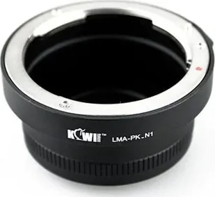 KiwiFotos Adapter Nikon 1 Na Obiektywy Pentax K - Tulejki, adaptery, redukcje do aparatów - miniaturka - grafika 1
