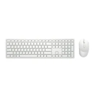 Zestawy myszka + klawiatura - DELL KM5221W klawiatura Dołączona myszka RF Wireless QWERTZ Czeski, Słowacki Biały - miniaturka - grafika 1