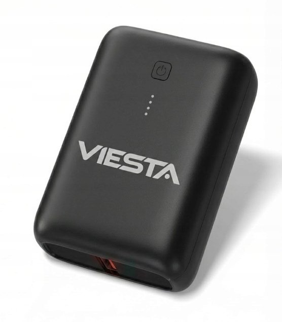 Power Bank VIESTA 9000 mAh USB-C, Szybkie Ładowanie, Wskaźnik Baterii LED