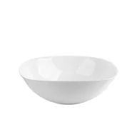 Miski i półmiski - Salaterka szklana White Harmony 22 cm biały - miniaturka - grafika 1