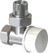 Akcesoria grzewcze - Arco Zawór Termostatyczny Kątowy, M30, 1/2" x 1/2" New Tibet 501275 - miniaturka - grafika 1