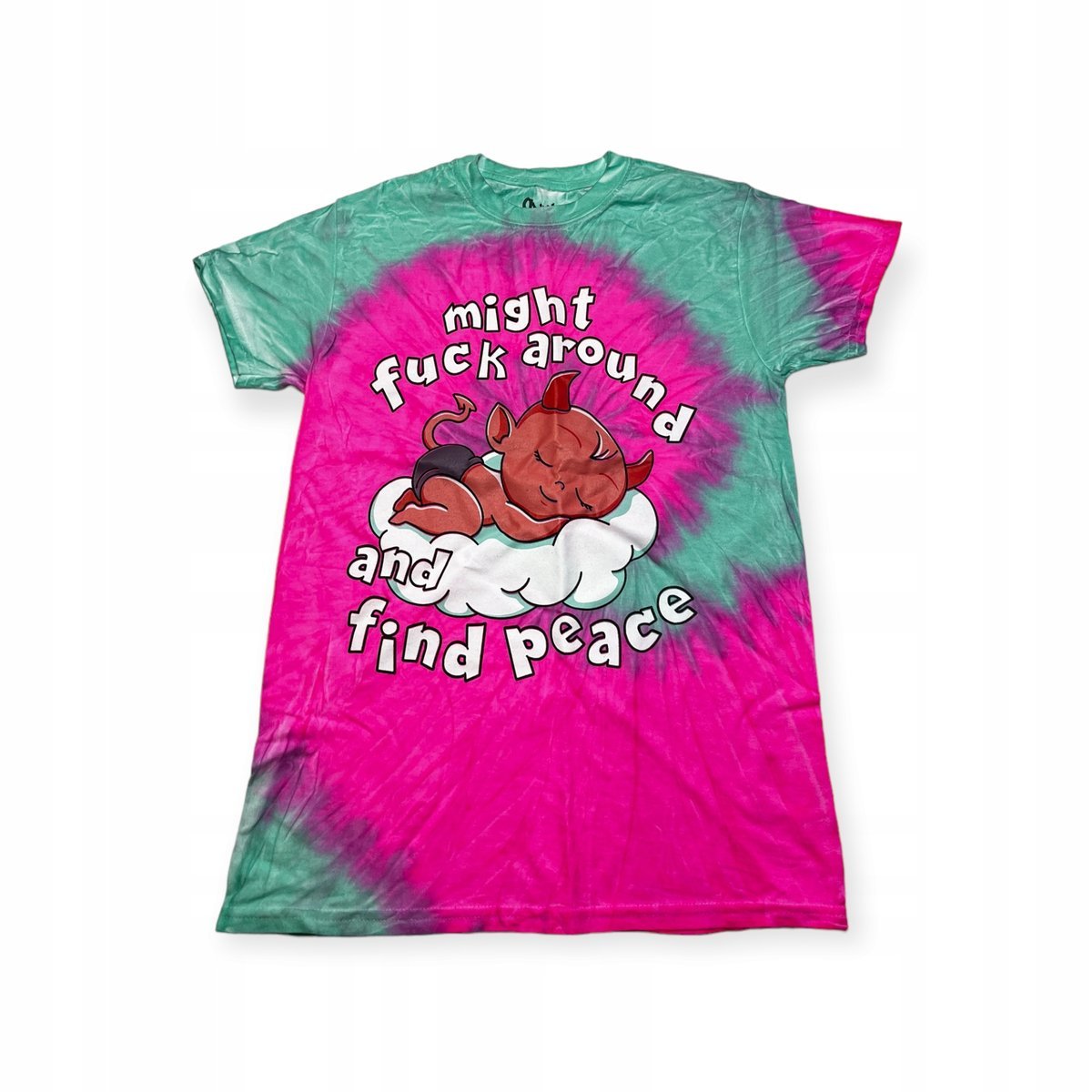 Koszulka T-shirt męski okrągły dekolt SPENCER'S NADRUK M