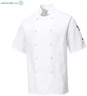 Odzież robocza - PORTWEST C733 BLUZA SZEFA KUCHNI CUMBRIA; BIAŁY - miniaturka - grafika 1