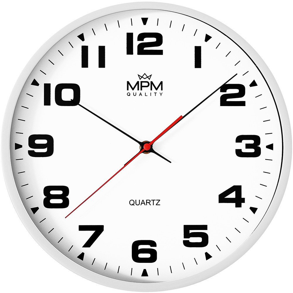 Zegar ścienny MPM E01.4463.0000 30,5 cm czytelny cichy .