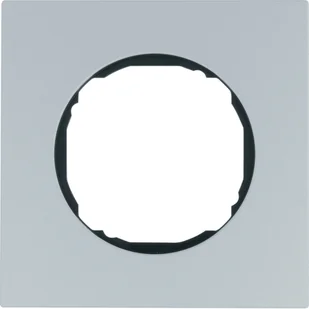 Hager polo R.8 Ramka 1-krotna, aluminium 10112674 10112674 - Klawisze i ramki - miniaturka - grafika 1