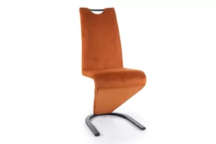 Krzesło tapicerowane H-090 VELVET cynamonowe - Krzesła - miniaturka - grafika 1