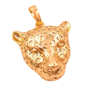 Zawieszka Złoty Jaguar Pantera - Pozłacany 18k złotem - Wisiorki - miniaturka - grafika 1