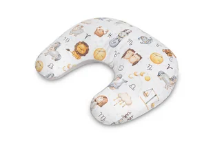 Rogal Do Karmienia Muślin Zodiak Szary - Poduszki do karmienia - miniaturka - grafika 1