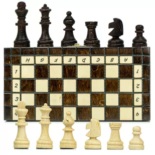 Zestaw Do Gry W Szachy, Szachy Drewniane 20X20 cm - Gry planszowe - miniaturka - grafika 1