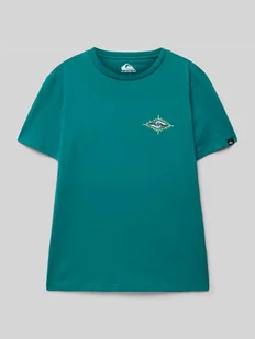 T-shirt z nadrukiem z logo - Koszulki dla chłopców - miniaturka - grafika 1