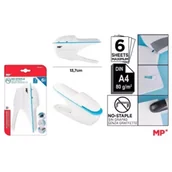 Zszywacze biurowe - Mp Main Paper Bezszywkowy zszywacz 6 arkuszy - miniaturka - grafika 1