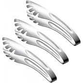 Szczypce do grilla - Szczypce do makaronu 3-częściowe, szczypce do makaronu ze stali nierdzewnej, szczypce do żywności, szczypce do serwowania, szczypce kuchenne - miniaturka - grafika 1