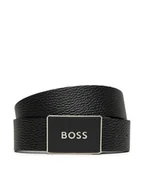 Paski - Boss Pasek Męski Icon 50529690 Czarny - miniaturka - grafika 1