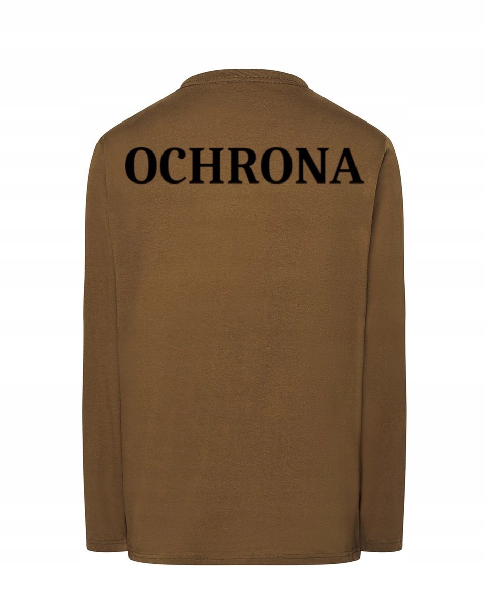 Longsleeve męski nadruk Ochrona Rozm.XL