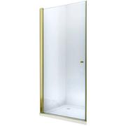 Ścianki i drzwi prysznicowe - Mexen Pretoria drzwi prysznicowe uchylne 70 cm, transparent, złote - 852-070-000-50-00 - miniaturka - grafika 1