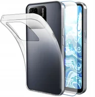 Etui i futerały do telefonów - Etui Do Xiaomi Redmi 10A Przezroczyste, Silikonowe, Ochronne Szkło 9H - miniaturka - grafika 1