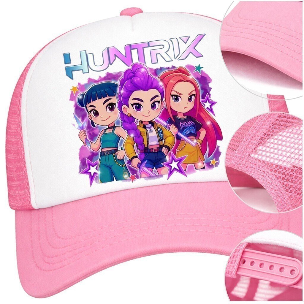 Czapka Z Daszkiem Huntrix Kpop Demon Hunters Różowa Bejsbolówka Dla Dziecka