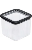 Pojemniki kuchenne - BRANQ - Pojemnik na żywność - plastikowy - kwadratowy - NEROLI - 0,72 L - miniaturka - grafika 1