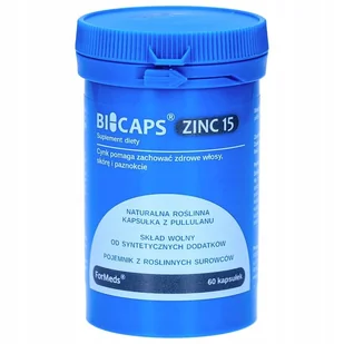 ForMeds BICAPS Zinc 15 Cynk 60szt. - Witaminy i minerały - miniaturka - grafika 1