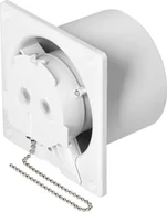 Wentylatory łazienkowe - Orno Wentylator łazienkowy 100mm Premium - Przewód z wyłącznikiem Łożysko kulkowe - miniaturka - grafika 1