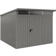 Altany ogrodowe - Domek ogrodowy narzędziowy EcoStar Euroline P-Line 10 6.4 m2 szary Hormann - miniaturka - grafika 1